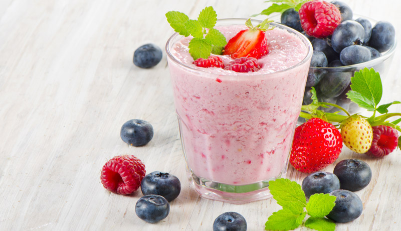 Iogurte desnatado de Fruta com Whey Protein