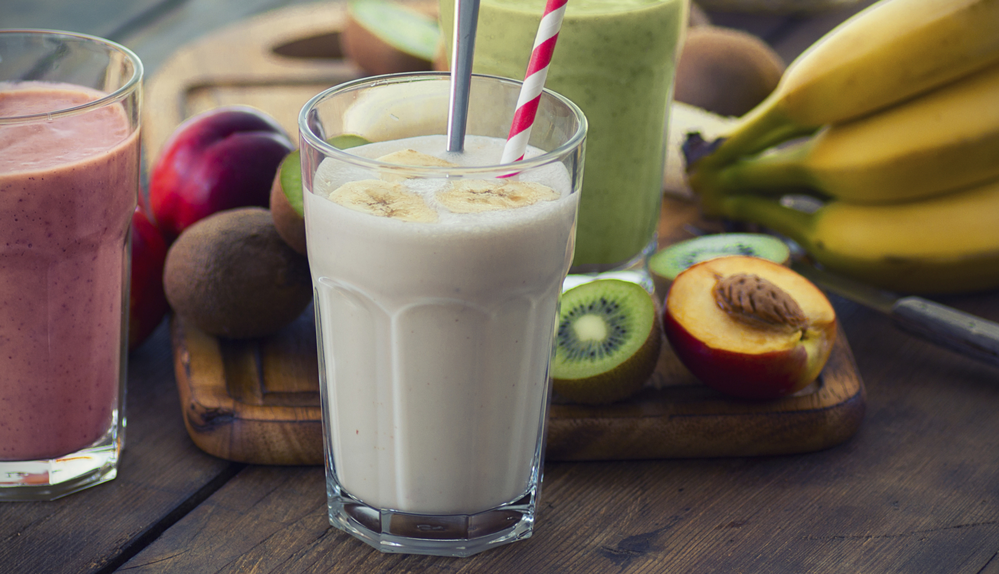 Shake de Frutas com Whey Protein